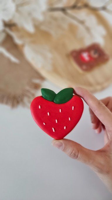 Biscuit Cœur Fraise – Saint-Valentin