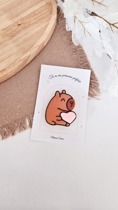 Biscuit Capybara coeur - Saint Valentin - Copie