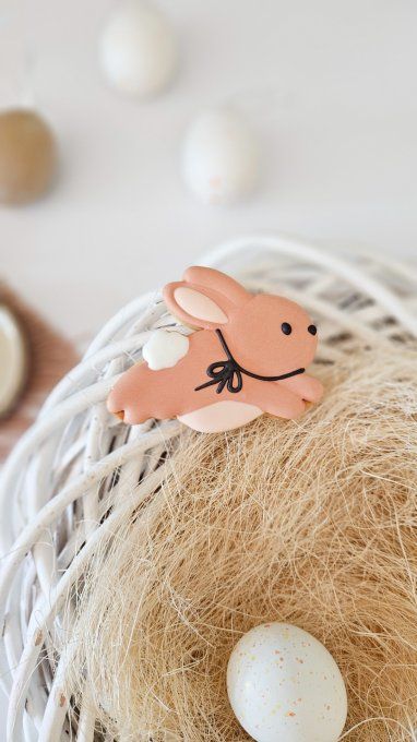 Biscuit lapin marron