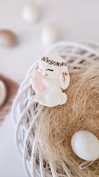 Biscuit  lapine de Pâques personnalisable