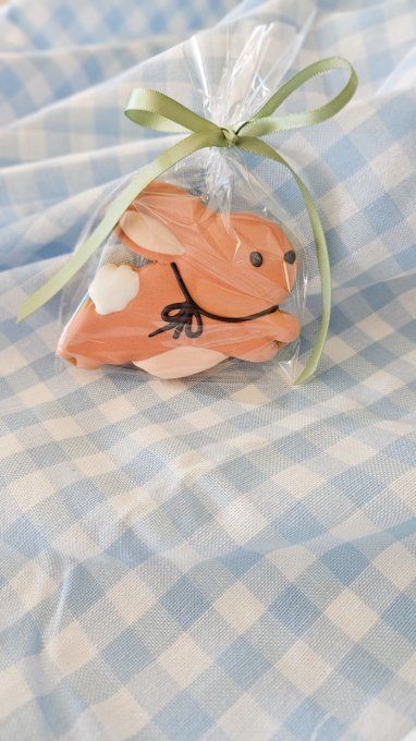 Biscuit lapin marron