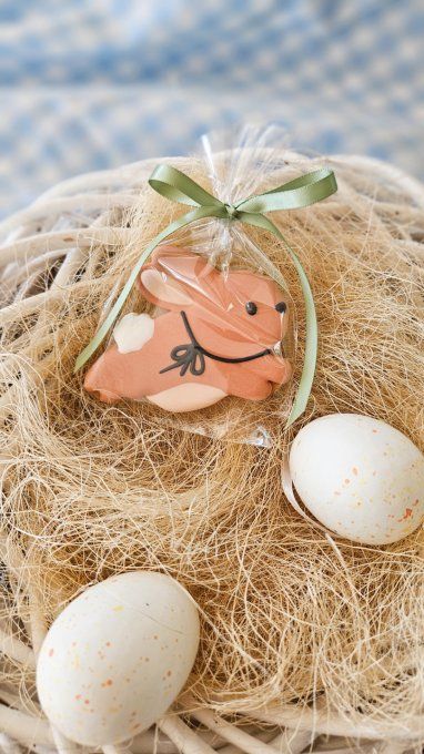 Biscuit lapin marron