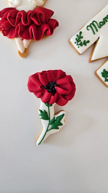Biscuit coquelicot – Fête des Mères - Collection Coquelicot