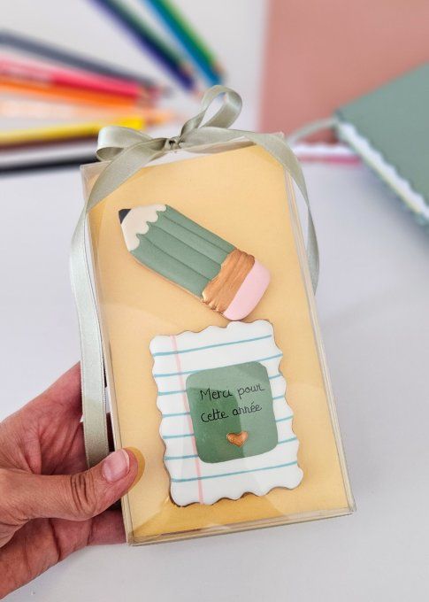 Coffret duo de sablés décorés – Cadeau de fin d'année 