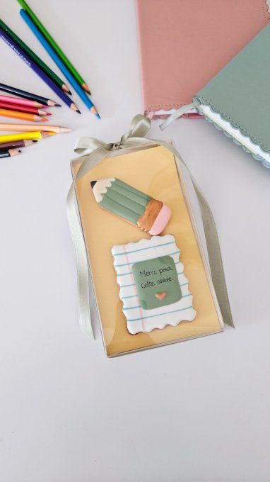 Coffret duo de sablés décorés – Cadeau de fin d'année